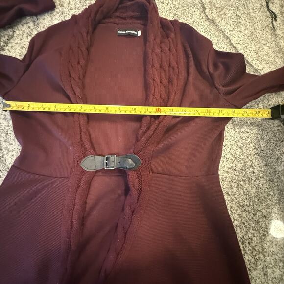 Womens  Y2K Knit Whimsygoth Asymmetrical Cardigan Size M Buckle Vamp Renfair - Picture 12 of 13